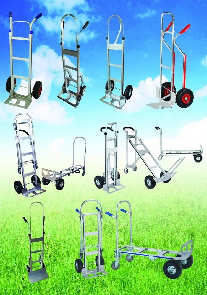 Chinese and Vietnam Factory Two Wheels Lightweight Aluminum Hand Sack Trolley