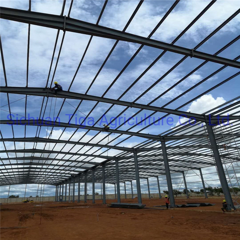 Pre-Engineered Long Span Industrial Construction Building Prefabaricated Steel Structure Warehouse