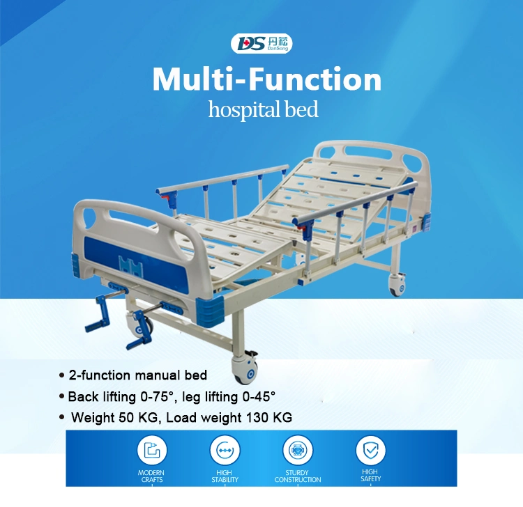 Chinese Manufacture Supply Folding ABS 2 Functions Hospital Bed Singapore
