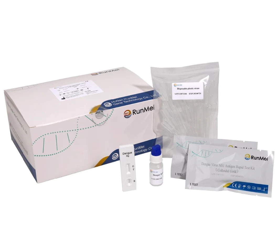 CE ISO13485 Marked Dengue Duo Virus Antigen Detection (NS1) Manufacturer, Dengue Ns1 Rapid Home Self Test Kit Price Malaysia Philippines Singapore