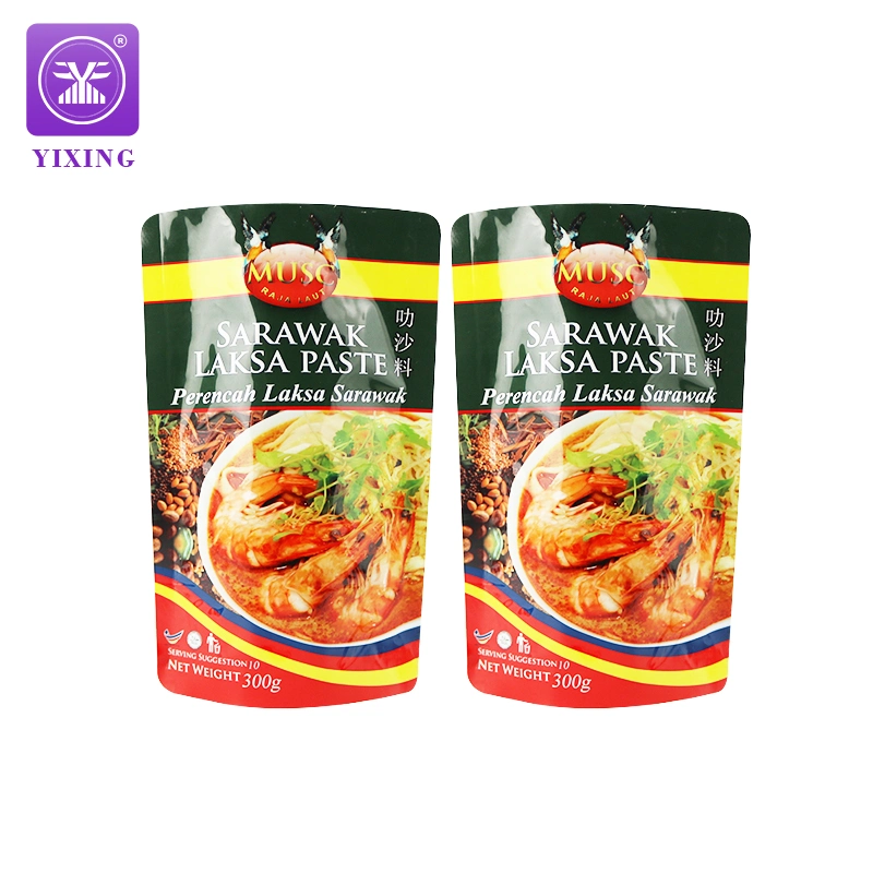 Sauce Flavour Spice Packaging Pouch Singapore Laksa Paste Seasoning Spice Packaging Bags