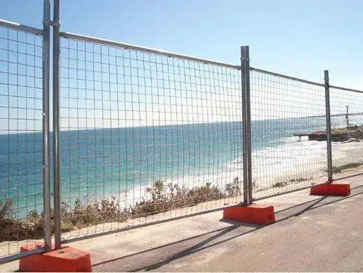 Canada Movable Galvanized Temporary Fence Panel/Welded Wire Temp Fence