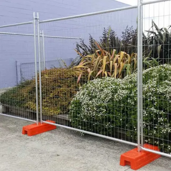 Hot Dipped Galvanized Canada Standard Temporary Fence Panels for Construction Site Movable Outdoor Fence Feet Used Construction Outdoor Movable Free Standing 