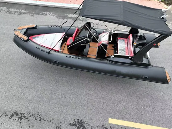 Europe New 19feet 5.8m Rib 580 France Orca Rigid PVC Hypalon Fiberglass Hull Zodiac Jet Ski Yacht Motor Sport Speed Aluminum Pontoon Rib Inflatable Fishing Boat 