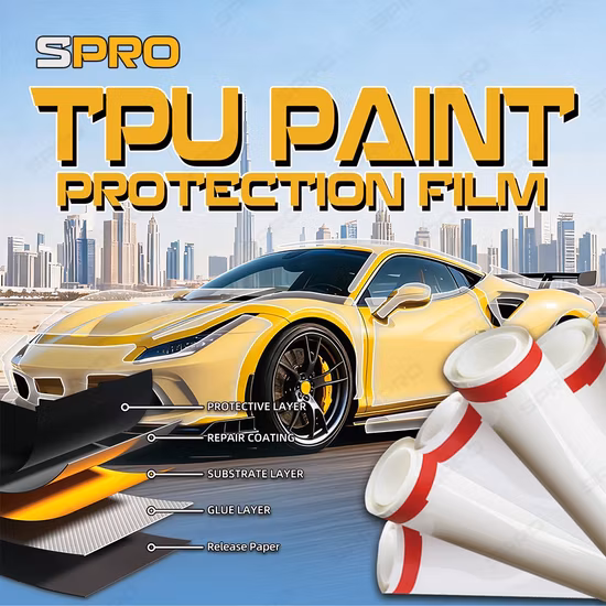 USA Quality Super Hydrophobic Instant Self Healing TPU Ppf Paint Protection Film Clear Ppf Car Film Roll 