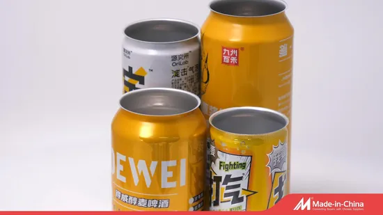 China Manufacturer 200ml 250ml 310ml 330ml 355ml 473ml Food Grade Metal Packaging Metal Can for Juice Beverages Vietnam Fruit Juice Soft Drink Aluminum Cans 