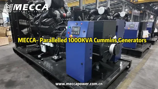 Electric Start 1000kw 1100kw 1200kw 1340kw 1500kw Cummins Engine Kta50 Qsk38 Qsk50 Diesel Generator with UK Deepsea Controller 